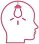 ThinkLit English Teaching Blog and free resources logo - red line drawing of a head with a lightbulb