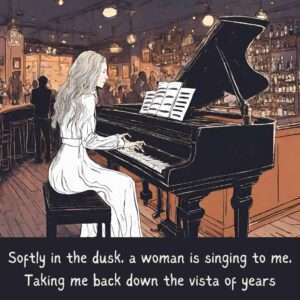 Piano by dh lawrence. Softly in the dusk, a woman is singing to me, Taking me back down the vista of years