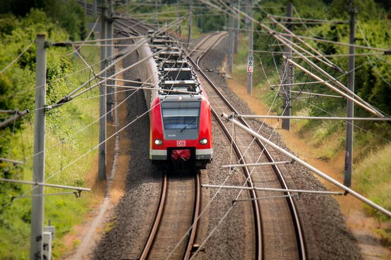 I Remember, I Remember by Philip Larkin - Train on tracks