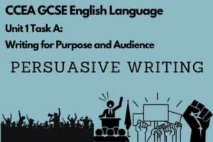 CCEA Persuasive Writing for purpose and audience