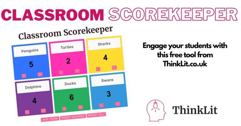 Scorekeeper for classroom games
