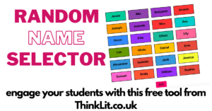 Random name selector tool for lessons