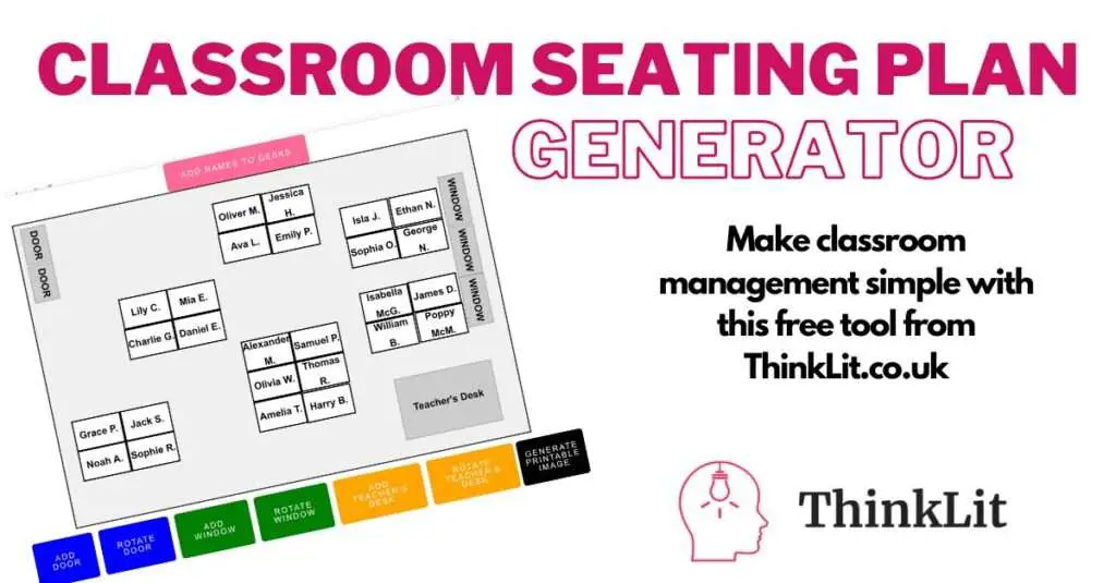 Classroom seating plan generator to make teacher's life simple