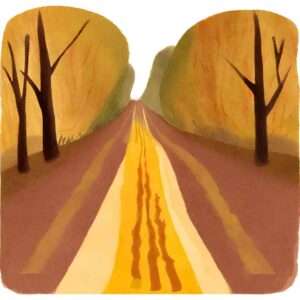 Two roads diverged in a yellow wood - The Road Not Taken by Robert Frost