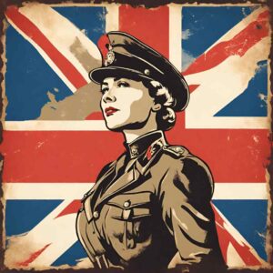 Who's for the Game? Jessie Pope British flag WW1 style propaganda poster