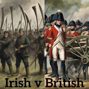 British v Irish weaponry in Requiem for the Croppies by Seamus Heaney