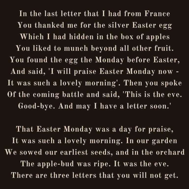 Easter Monday by Eleanor Farjeon