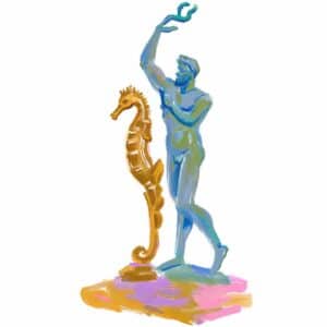 Neptune taming a seahorse. My Last Duchess